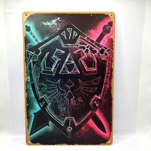 The Legend Of Zelda Nintendo Video Game Metal Poster - Tin Sign - Size: 8"×12"